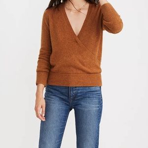 Madewell wrap Front sweater